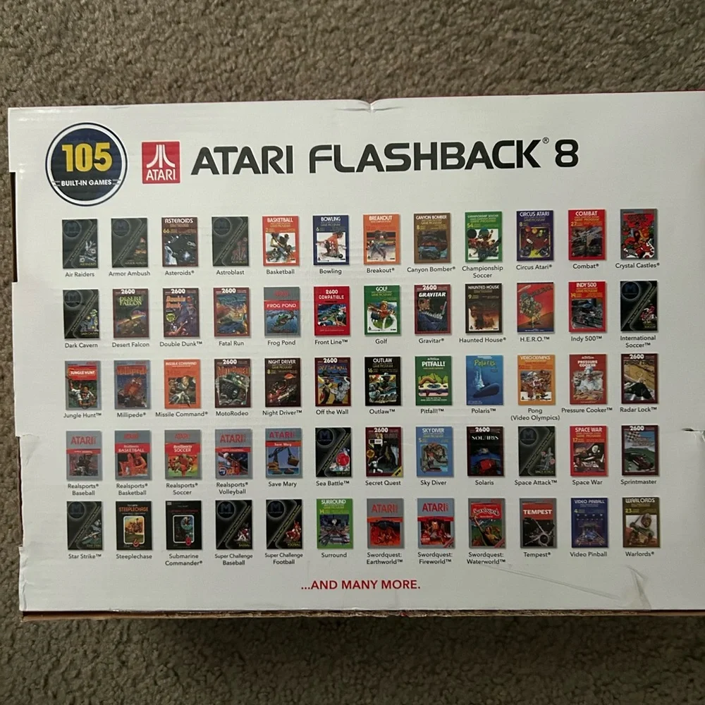 Atari Flashback 8 Classic Game Console - Black
